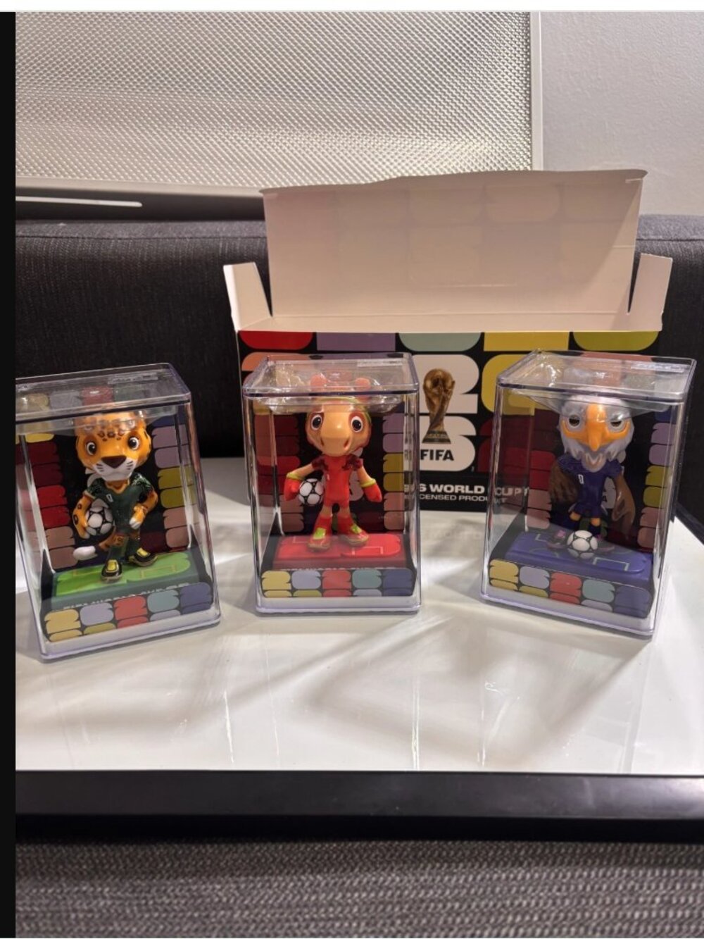 FIFA World Cup 2026 Mascot Set - Maple Zayu Clutch - 3 Host Nations - Official